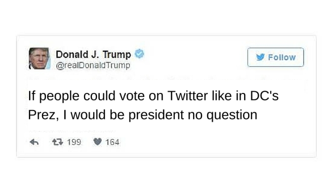 What if Donald Trump tweeted about comics?